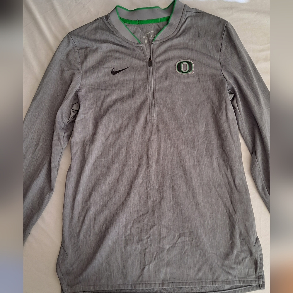 Nike Oregon Duck Quarter zip pull over